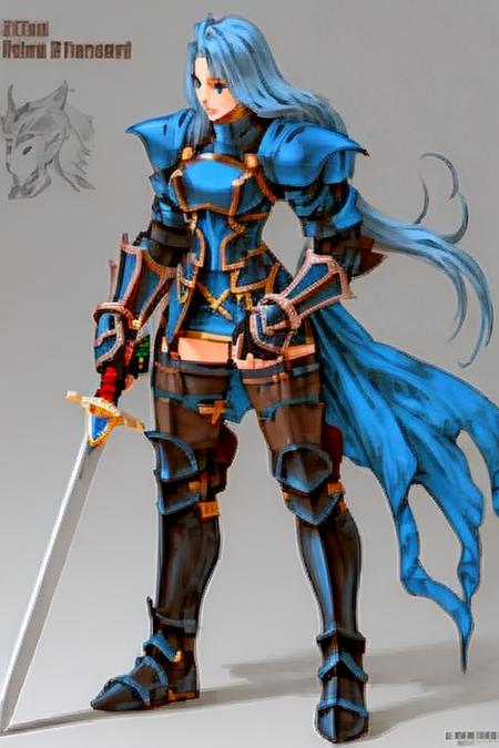 02537-1923939081-final fantasy character concept _lora_finfan_0.7_ finfan, anime girl warrior in steel armor, oversized weapon, berserker sword,.png